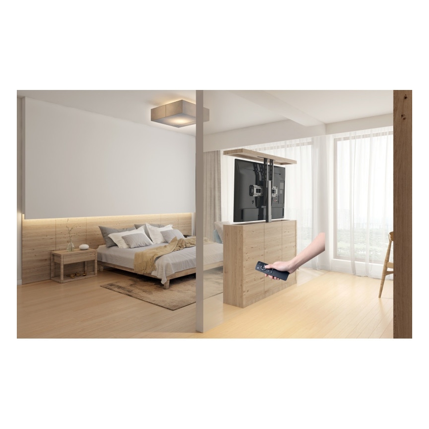 MK FLORIA MKF-19DM648 - Support de sol pour TV 37-65" noir + Télécommande