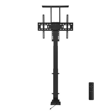 MK FLORIA MKF-19DM648 - Support sur pied pour téléviseur 37-65 noir SCHUKO + télécommande