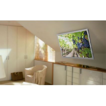 MK FLORIA MKF-20DM444 - Slimme plafondhouder voor tv 55" zwart Wi-Fi TUYA + afstandsbediening
