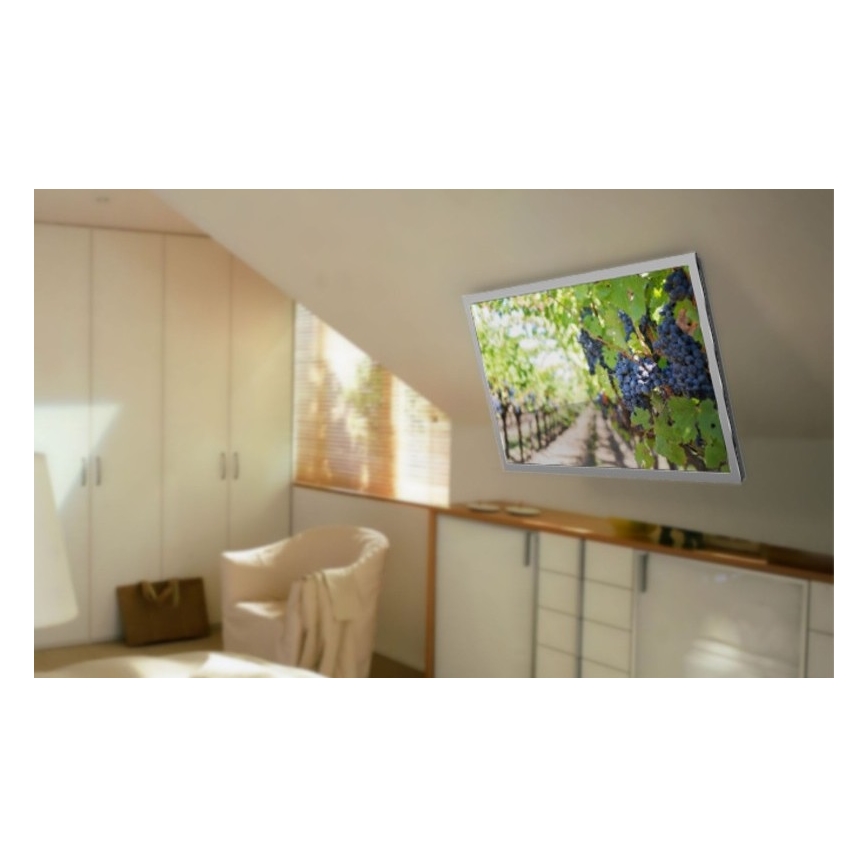 MK FLORIA MKF-20DM444 - Slimme plafondhouder voor tv 55" zwart Wi-Fi TUYA + afstandsbediening