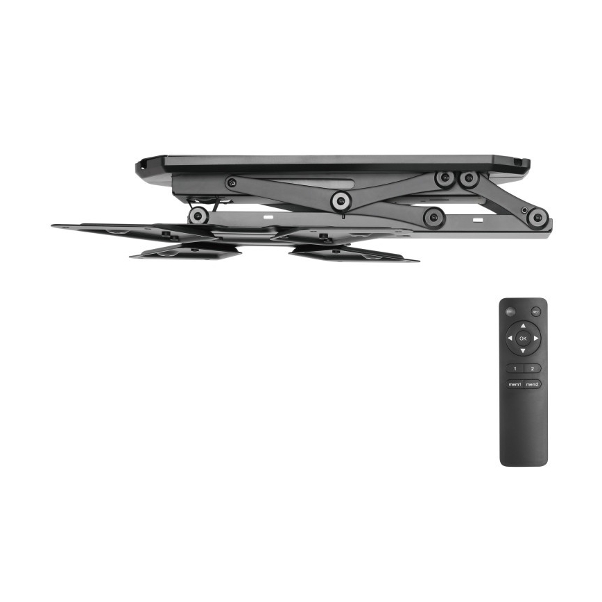 MK FLORIA MKF-20DM444 - Slimme plafondhouder voor tv 55" zwart Wi-Fi TUYA + afstandsbediening