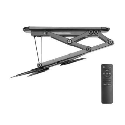 MK FLORIA MKF-20DM444 - Slimme plafondhouder voor tv 55" zwart Wi-Fi TUYA + afstandsbediening