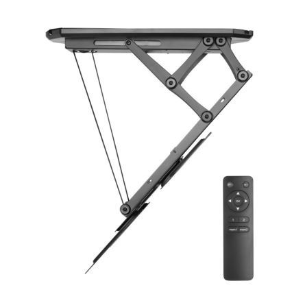 MK FLORIA MKF-20DM444 - Slimme plafondhouder voor tv 55" zwart Wi-Fi TUYA + afstandsbediening