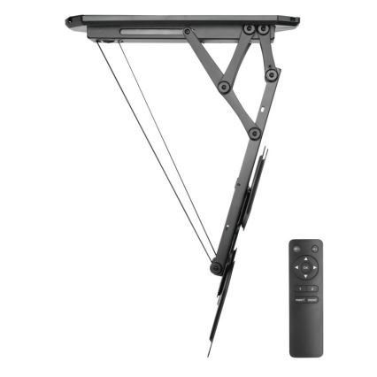 MK FLORIA MKF-20DM444 - Slimme plafondhouder voor tv 55" zwart Wi-Fi TUYA + afstandsbediening