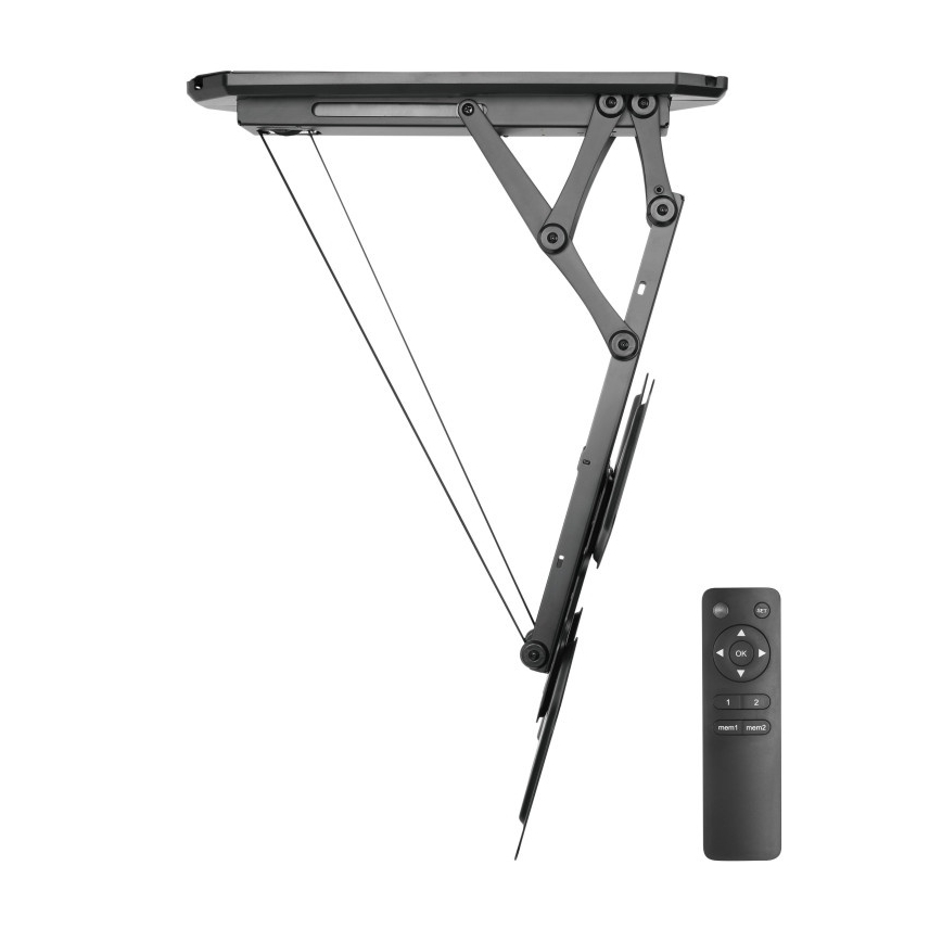 MK FLORIA MKF-20DM444 - Slimme plafondhouder voor tv 55" zwart Wi-Fi TUYA + afstandsbediening