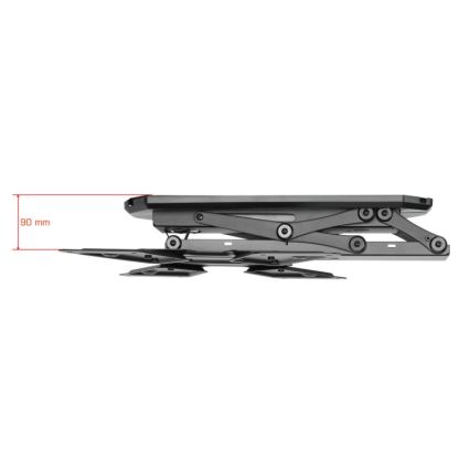 MK FLORIA MKF-20DM444 - Slimme plafondhouder voor tv 55" zwart Wi-Fi TUYA + afstandsbediening