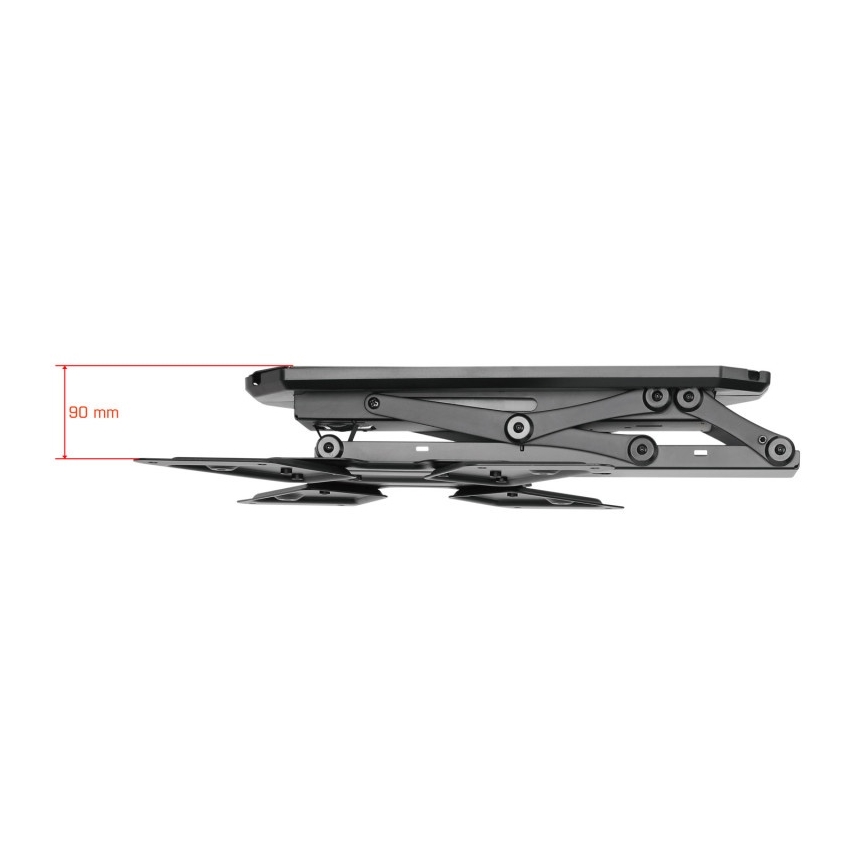 MK FLORIA MKF-20DM444 - Slimme plafondhouder voor tv 55" zwart Wi-Fi TUYA + afstandsbediening