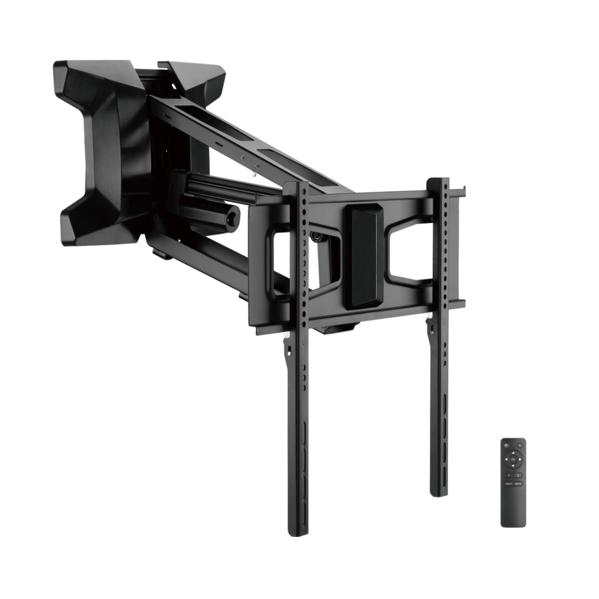 MK FLORIA MKF-21DM647 - Support mural articulé pour téléviseur 70 noir + télécommande