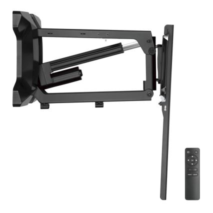 MK FLORIA MKF-21DM647 - Support mural articulé pour téléviseur 70 noir + télécommande
