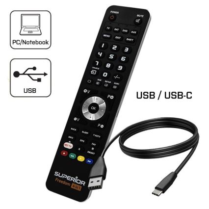 MK FLORIA Superior FREEDOM 4in1 USB - Afstandsbediening 4in1 USB 2xAAA