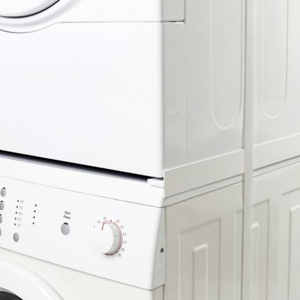 MK FLORIA Superior Tower Slim - Entretoise 66 cm pour lave-linge et sèche-linge, blanche