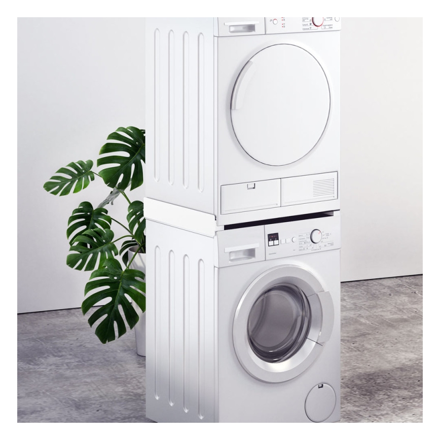 MK FLORIA Superior Tower Slim - Tussenstuk voor wasmachine en droger, 66 cm, wit