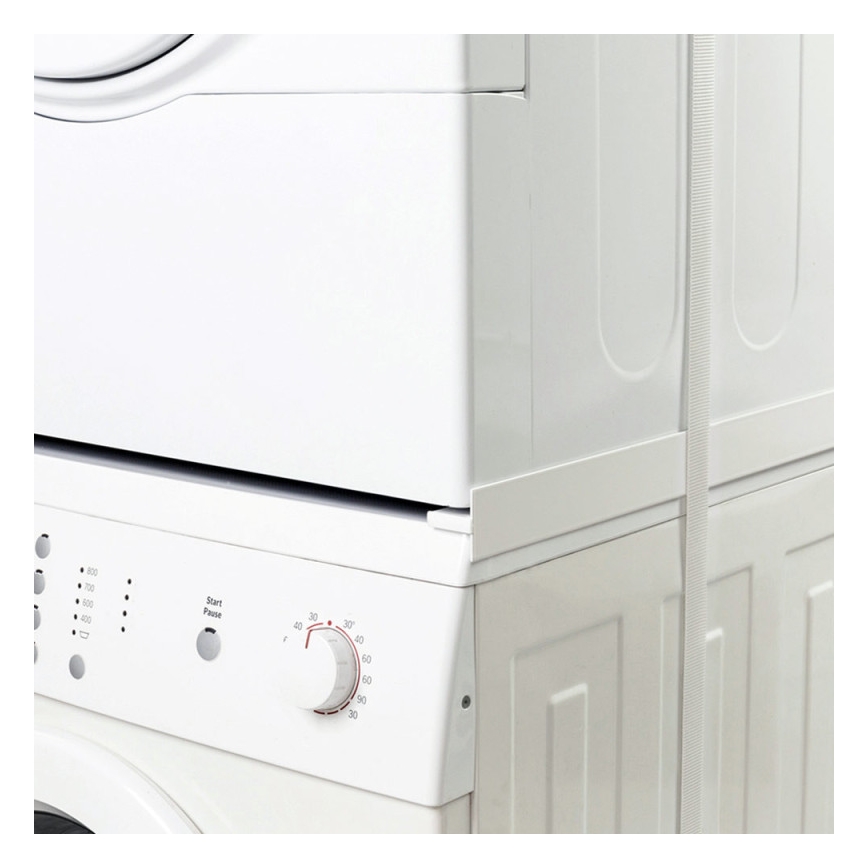 MK FLORIA Superior Tower Slim - Tussenstuk voor wasmachine en droger, 66 cm, wit