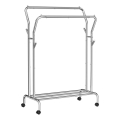 Mobiele staande kapstok LINEA, zilver