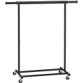 Mobiele staande kapstok LINEA zwart