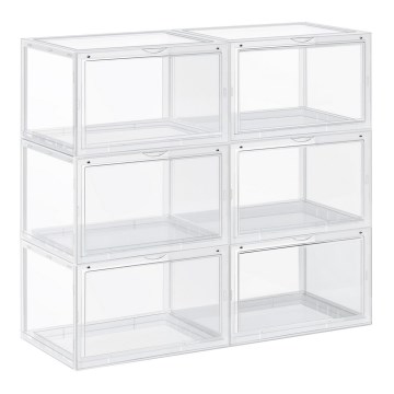 Modulair opbergrek met vakken BOXIFY, wit