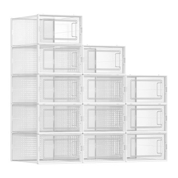 Modulair opbergrek met vakken BOXIFY, wit