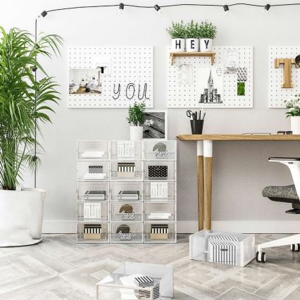 Modulair rek met vakken BOXIFY wit