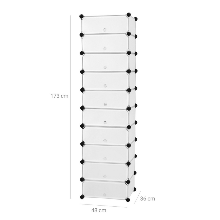 Modulaire kast met lades BOXIFY wit