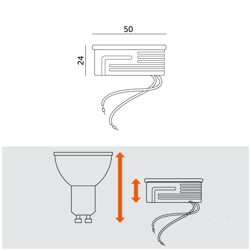 Module LED/5W/230V 4000K