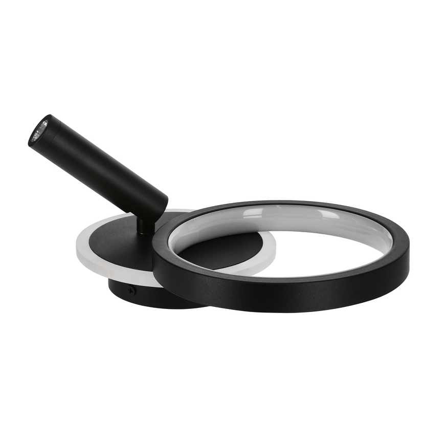 MONET LED Wandspot 16W 230V zwart
