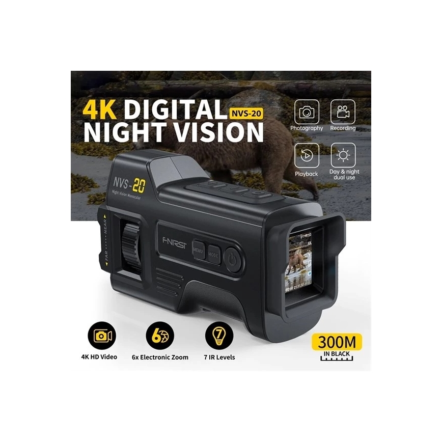 Monoculaire 6x25 à vision nocturne — batterie 2000 mAh