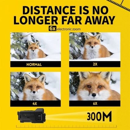 Monoculaire 6x25 à vision nocturne — batterie 2000 mAh