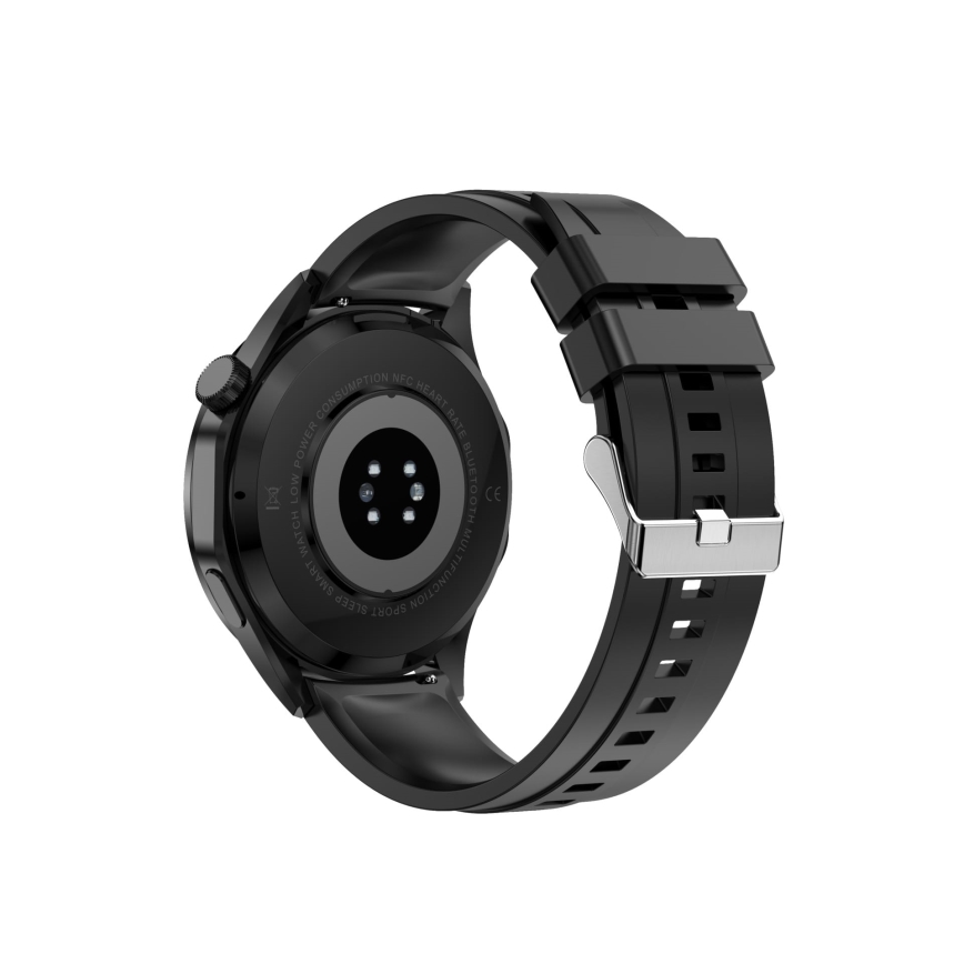 Montre connectée — batterie 270 mAh, NFC, IP57, noire