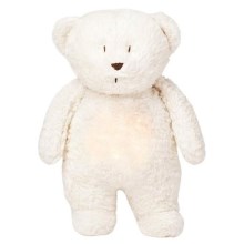 Moonie - Doudou ours polaire avec mélodie et lumière