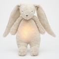 Moonie - Lekker knuffelen met een melodietje en lichtje konijntje 2.0 organic zand