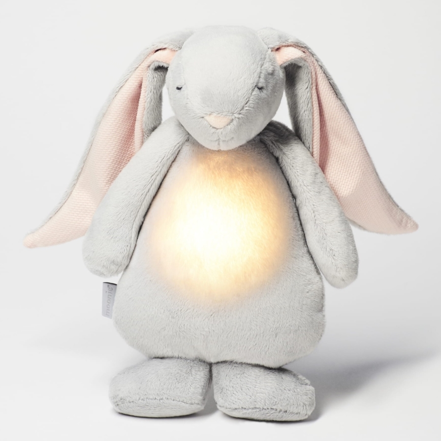 Moonie - Lekker knuffelen met een melodietje en lichtje konijntje 2.0 wolk