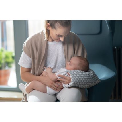 MOTHERHOOD - Coussin d'allaitement pour bras Grey Classics