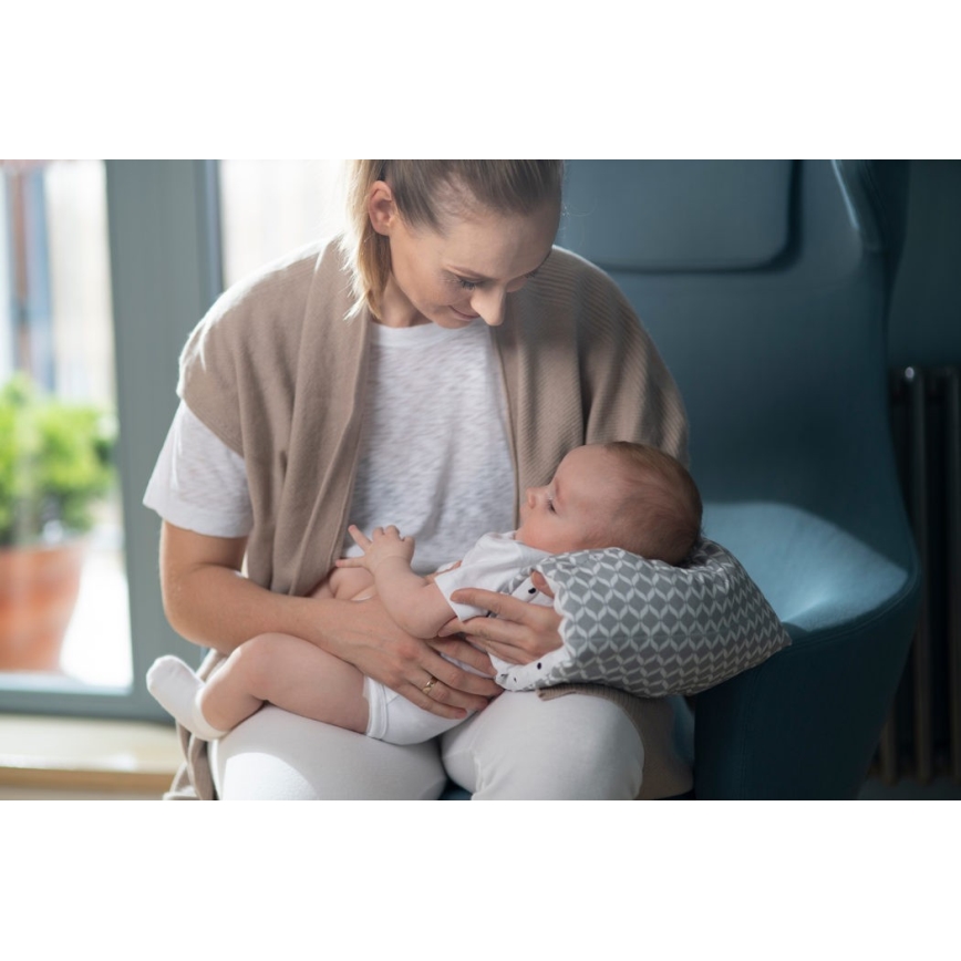 MOTHERHOOD - Coussin d'allaitement pour bras Grey Classics