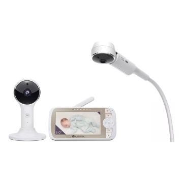 Motorola VM65X - Slimme oplaadbare babyfoon Wi-Fi