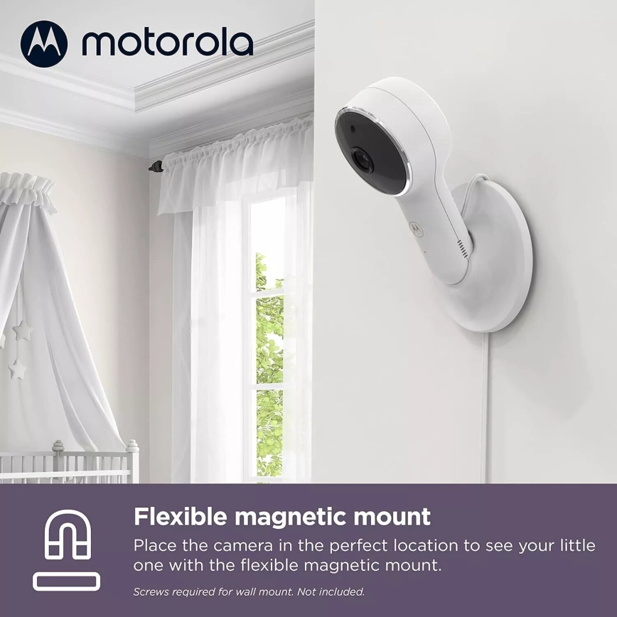 Motorola VM65X - Slimme oplaadbare babyfoon Wi-Fi