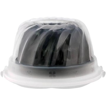 Moule à kouglof avec plateau et couvercle TORO noir