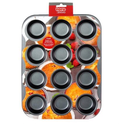 Moule à muffins TORO noir