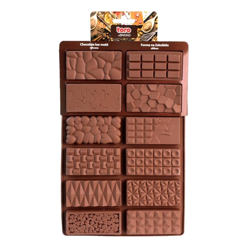Moule en silicone pour chocolat TORO marron