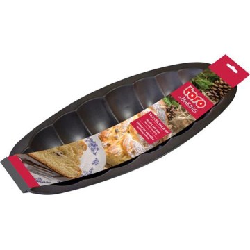 Moule pour brioche tressée de Noël TORO noir