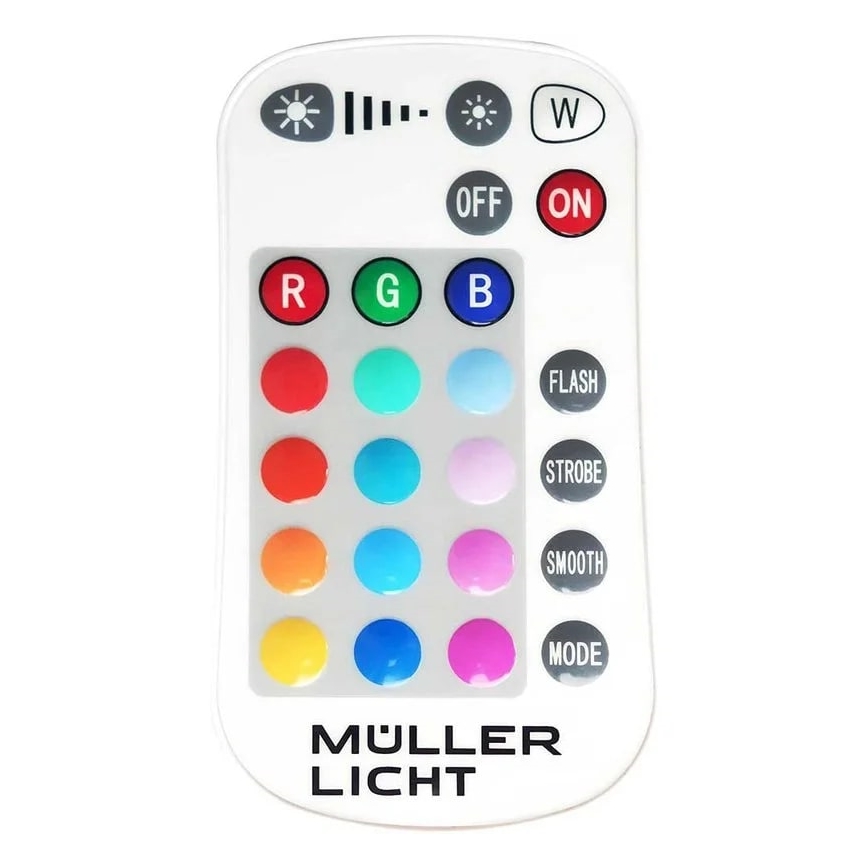 Müller-Licht - Projecteur RGBW d'extérieur à intensité variable LED/10W/230V IP65 + télécommande