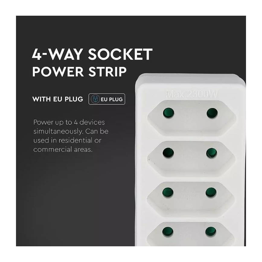 Multiprise 4x2,5A/230V