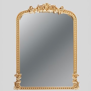 muur spiegel 66x44 cm goud