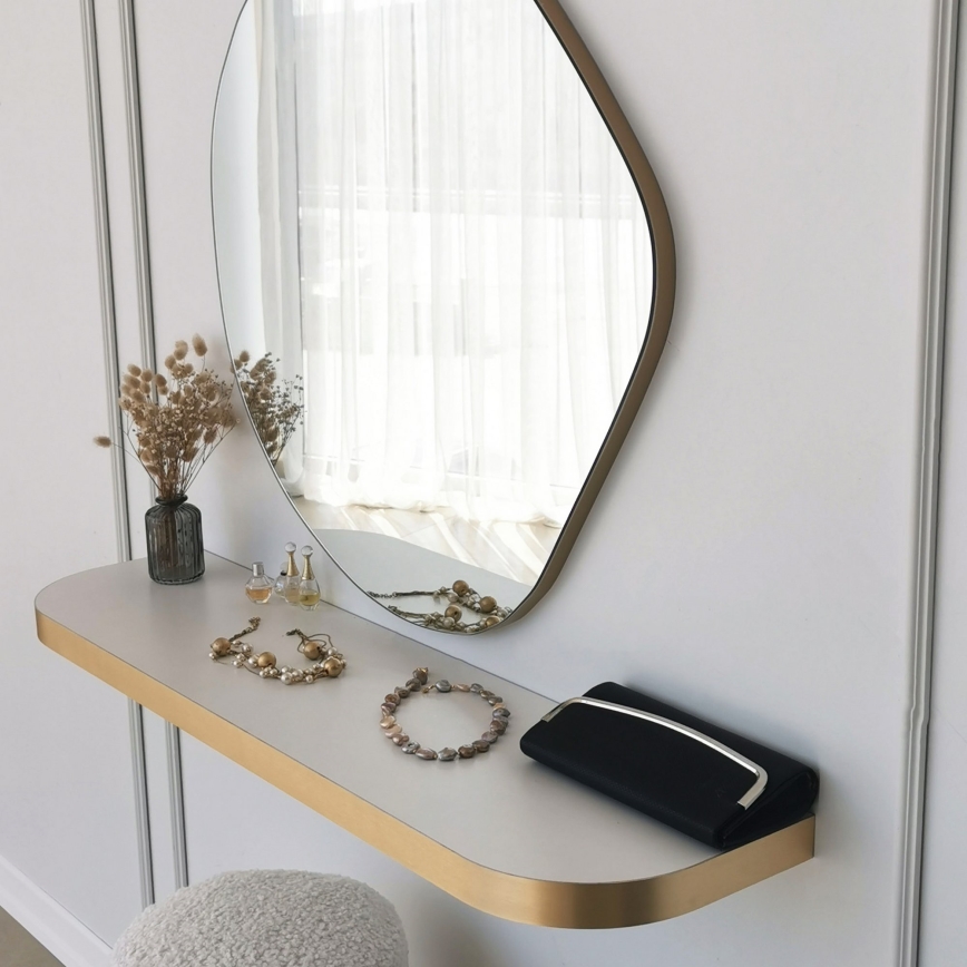 muur spiegel ASSO 70x67 cm goud