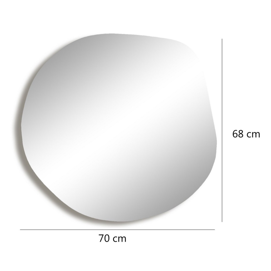 muur spiegel ASSO 70x67 cm goud