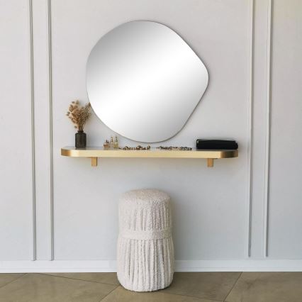 muur spiegel ASSO 70x67 cm goud