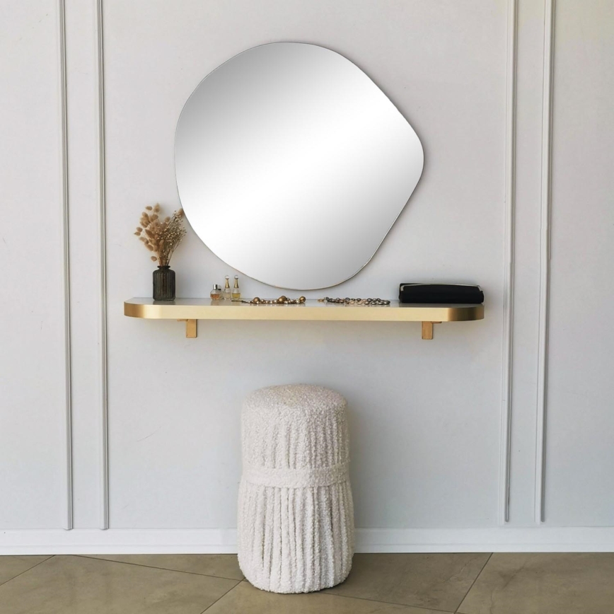 muur spiegel ASSO 70x67 cm goud