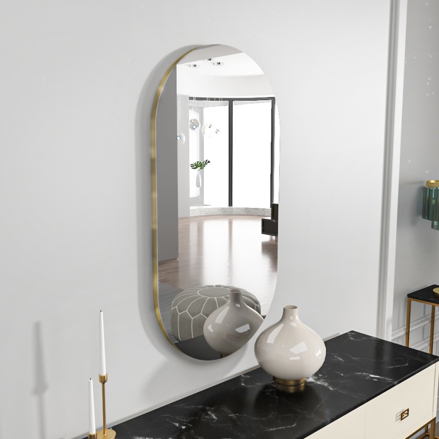 muur spiegel RIORS 85x45 cm goud