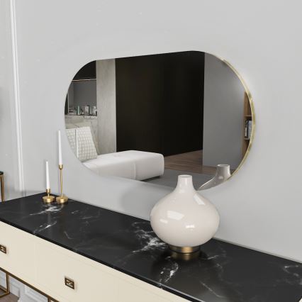 muur spiegel RIORS 85x45 cm goud