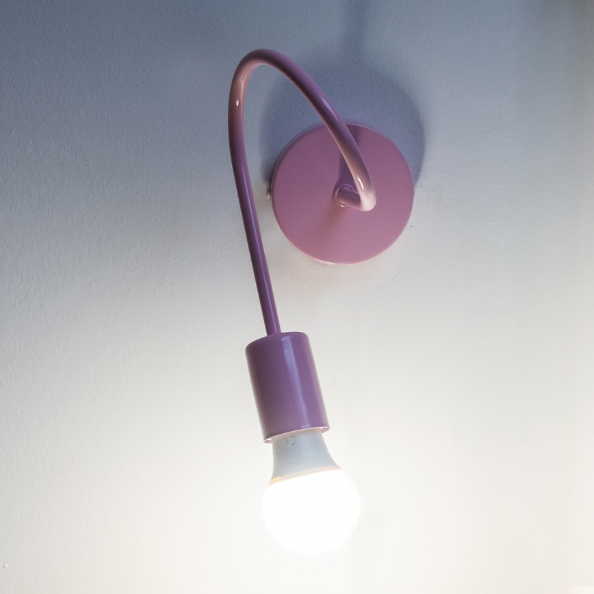 Muurlamp OXFORD 1xE27/15W/230V roze