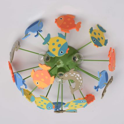 MW-LIGHT - Plafondlamp kinderkamer KINDER 5xE14/40W/230V